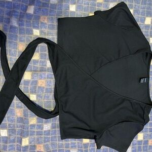 SHEIN Black Crop Top